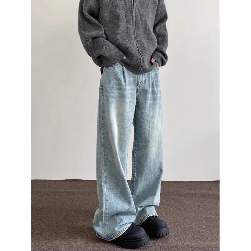 Damen Weite Denim-Jeans Drune