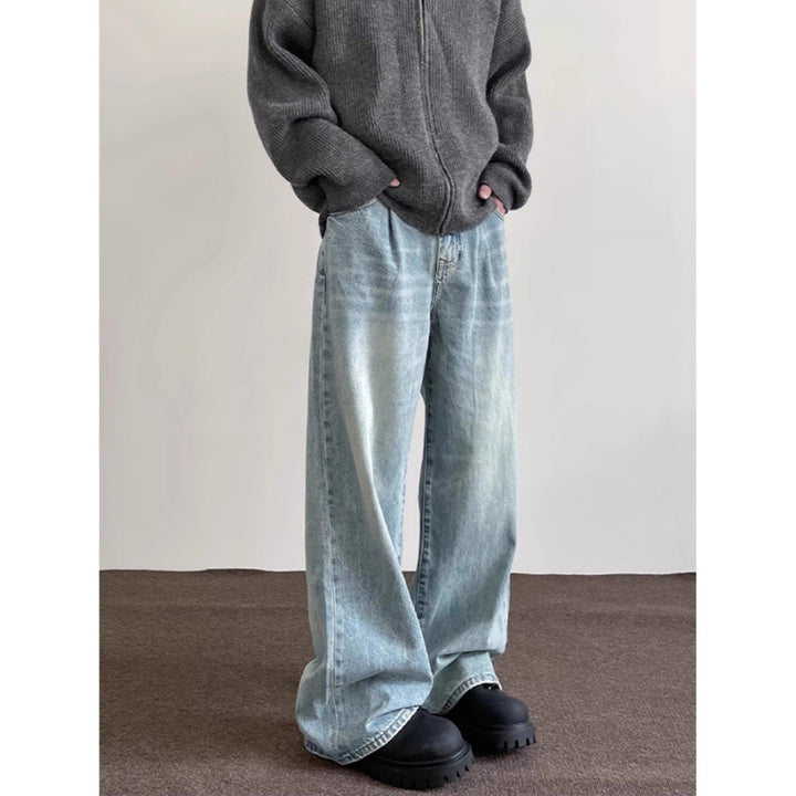 Damen Weite Denim-Jeans Drune