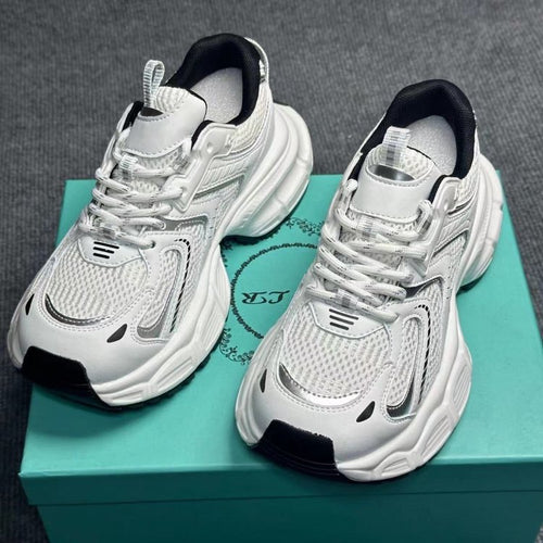 Damen Leichtgewicht Atmungsaktive Lauf Sneakers Drune