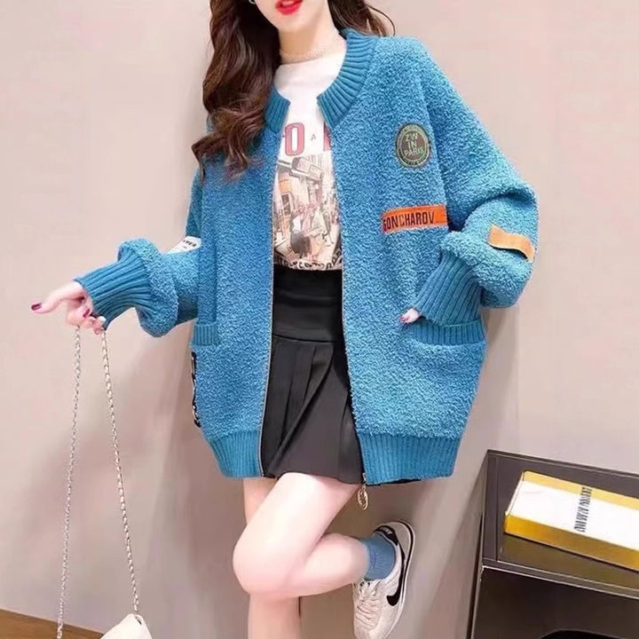 Damen Gemütlicher Oversized Cardigan Drune