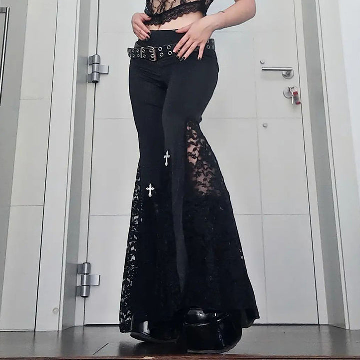 Damen figurbetonte Bluse mit Rüschendetails und Schnürung Drune