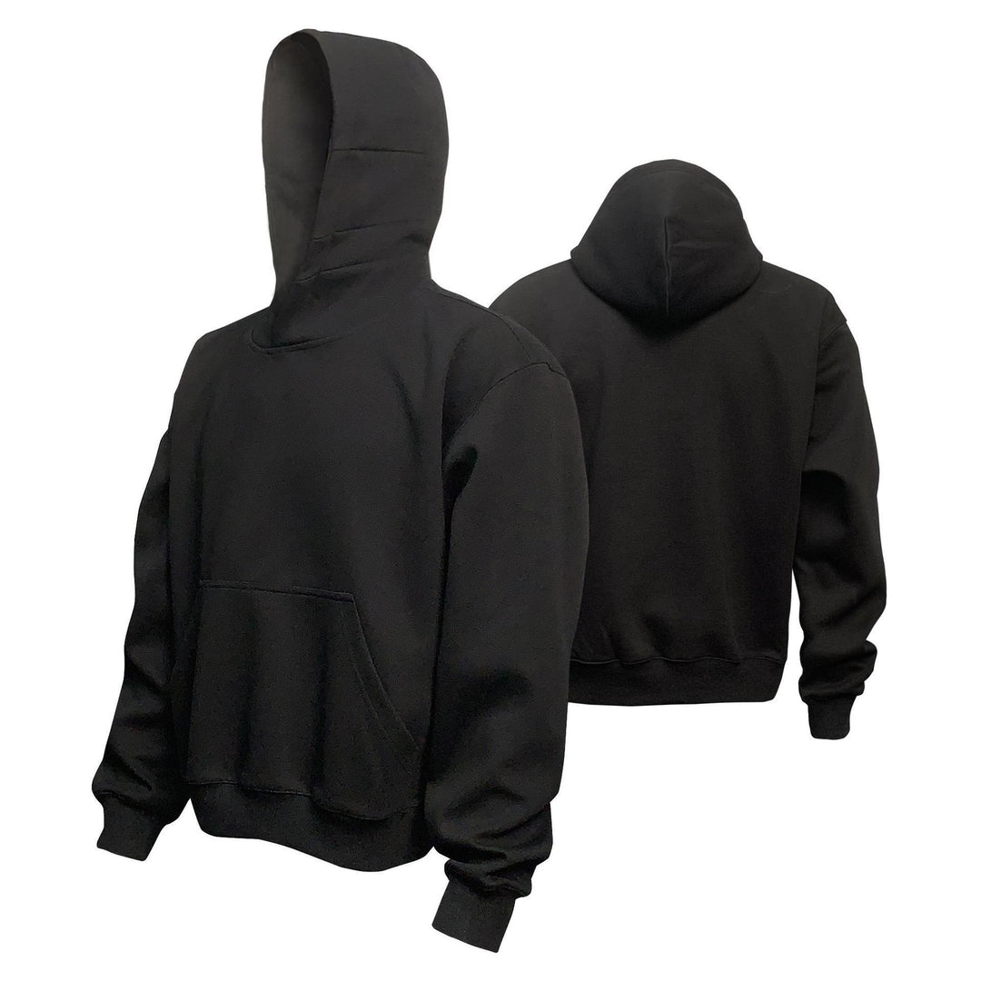 Unisex weicher Heavyweight-Oversize-Kapuzenpullover mit dreiteiliger Kapuze und verstärkter Kängurutasche Drune