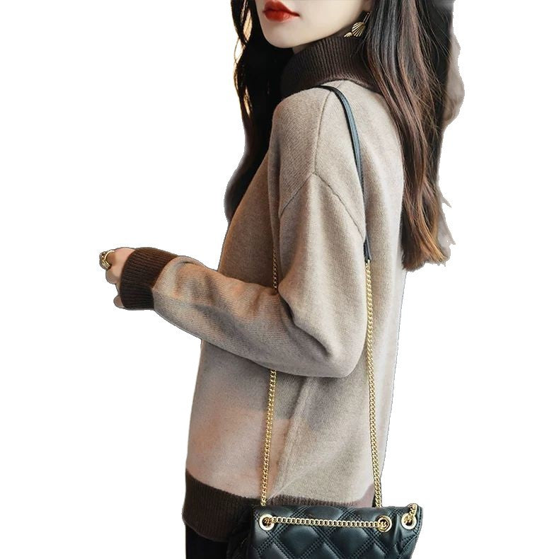 Damen Kuscheliger Rollkragenpullover Drune