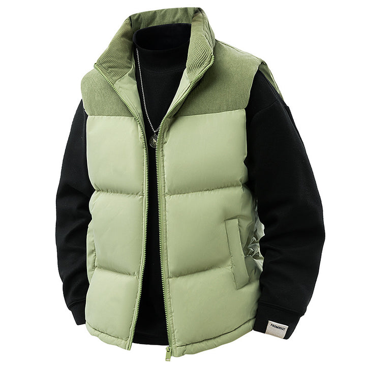 Herrenmode Steppjacke mit Kragen Drune