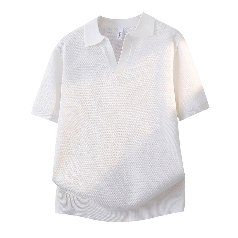 Damen Modisches Strickoberteil mit Halbrohrkragen Drune