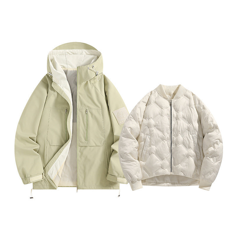 Damen Multifunktionale Übergangsjacke mit abnehmbarer Innenjacke Drune