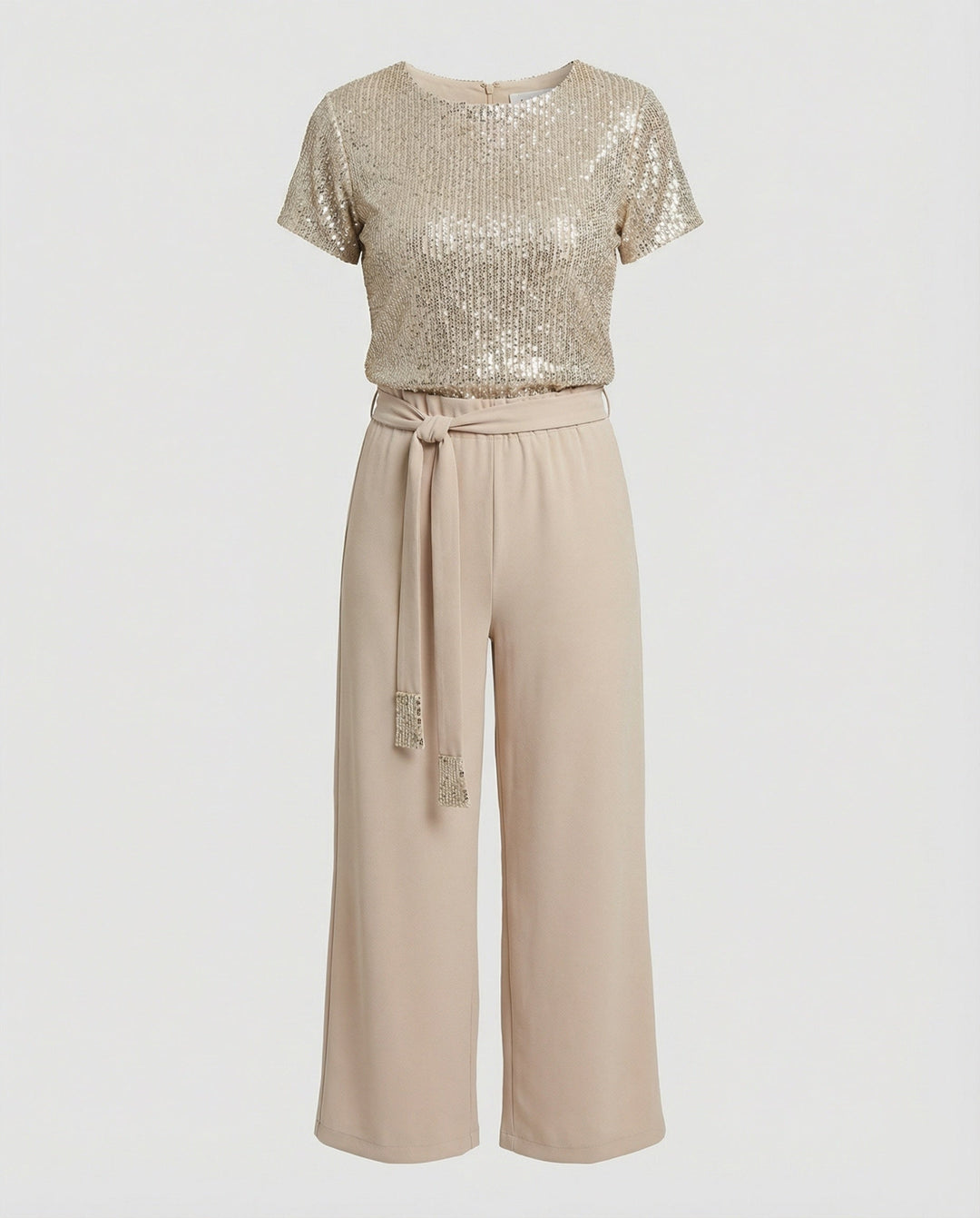 Damen Zweiteiler Set Pailletten elegant
