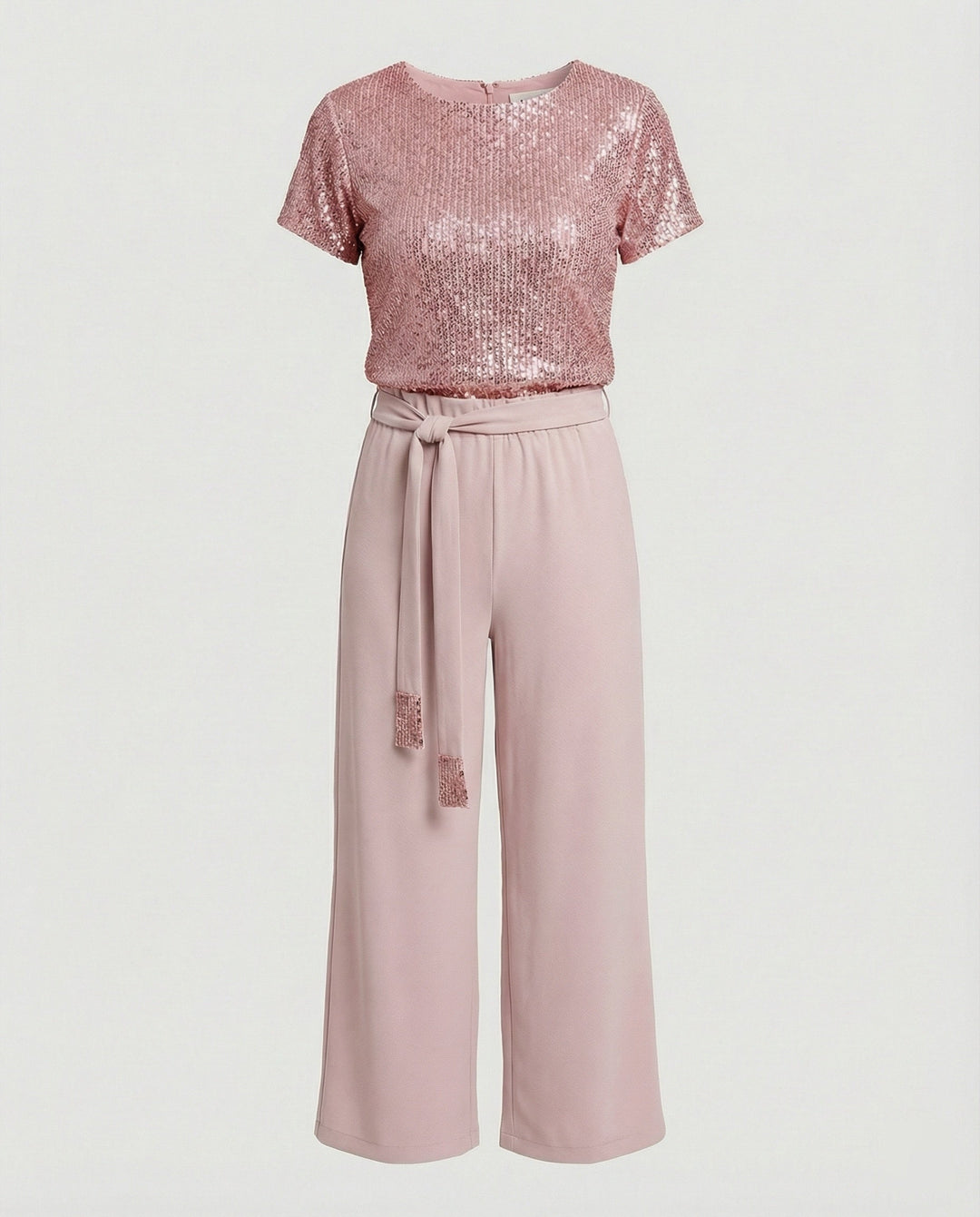 Damen Zweiteiler Set Pailletten elegant