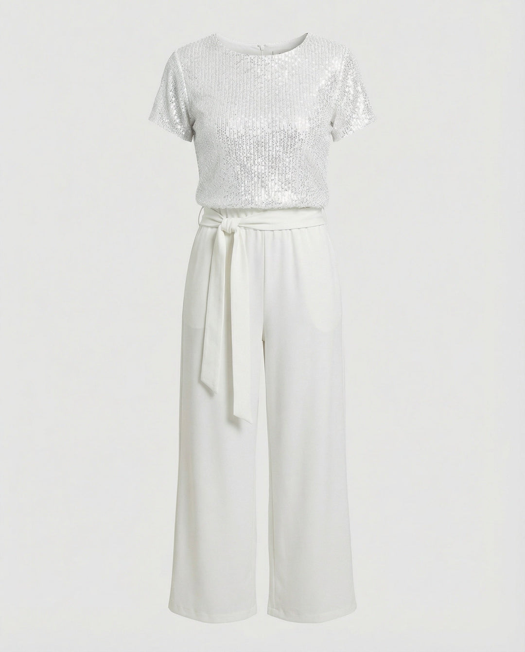Damen Zweiteiler Set Pailletten elegant