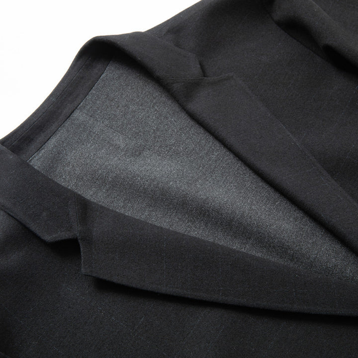 Herren Casual-Sakko mit ungefütterter Konstruktion, aufgesetzten Taschen und Soft-Shoulder Drune