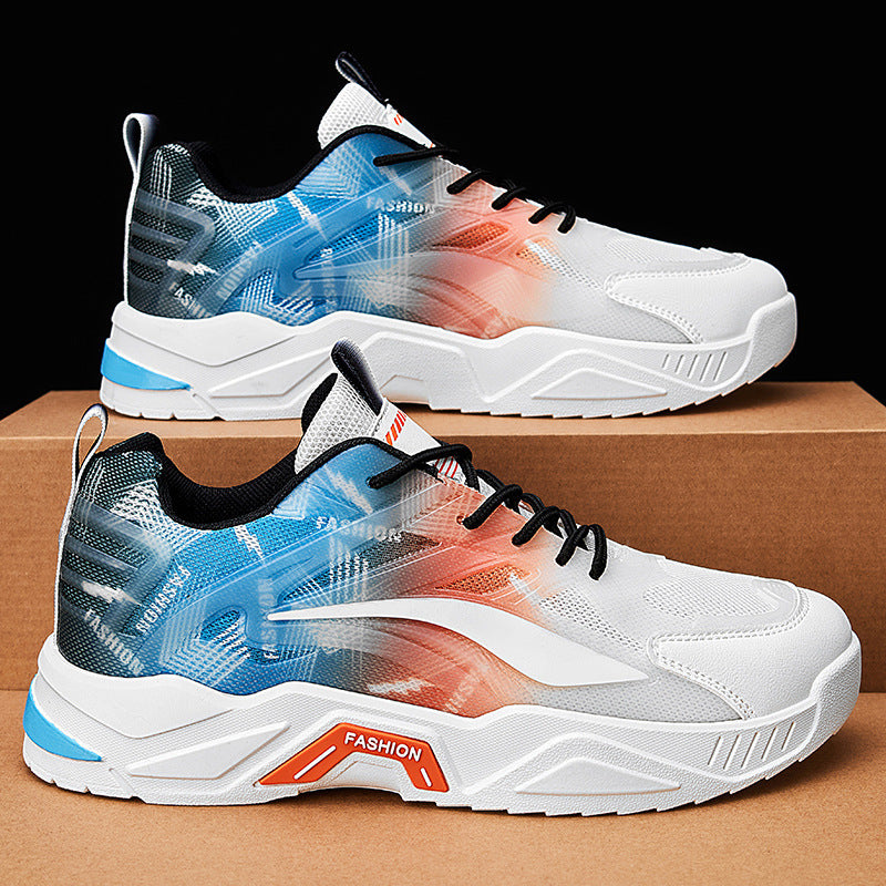 Herren Performance-Laufsneaker mit halbtransparentem Mesh-Obermaterial und sichtbarer Luftkammer Drune