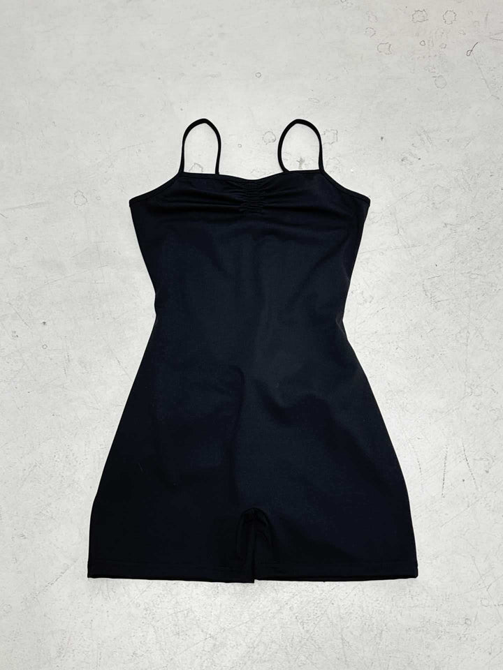 Damen sportlicher Badeanzug mit verstellbaren Trägern und Rüschendetails Drune