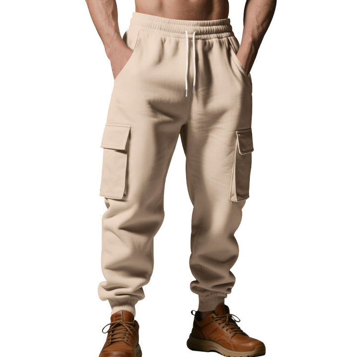 Herren Utility-Jogger mit Cargo-Taschen, Kordelzug und gerippten Bündchen Drune
