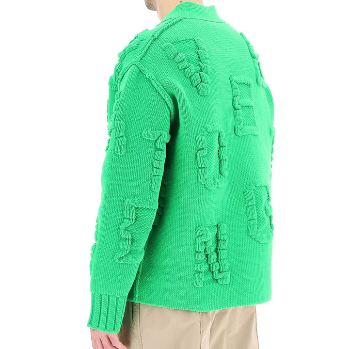 Damen Modische Strickjacke mit strukturiertem Design