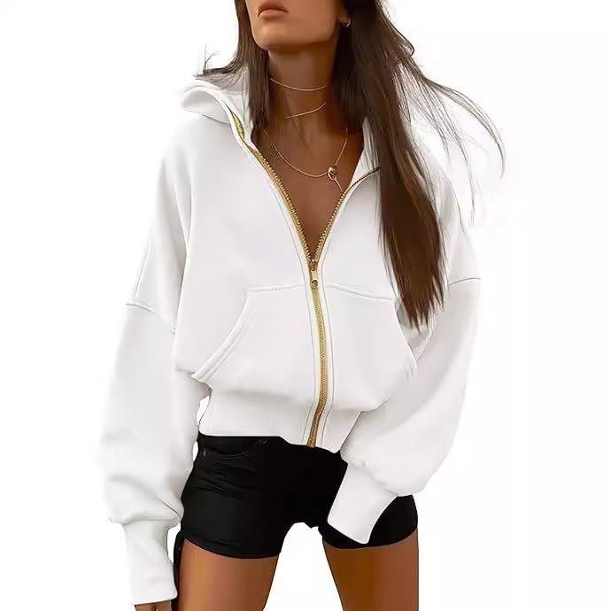 Damen oversized Kapuzenpullover Drune
