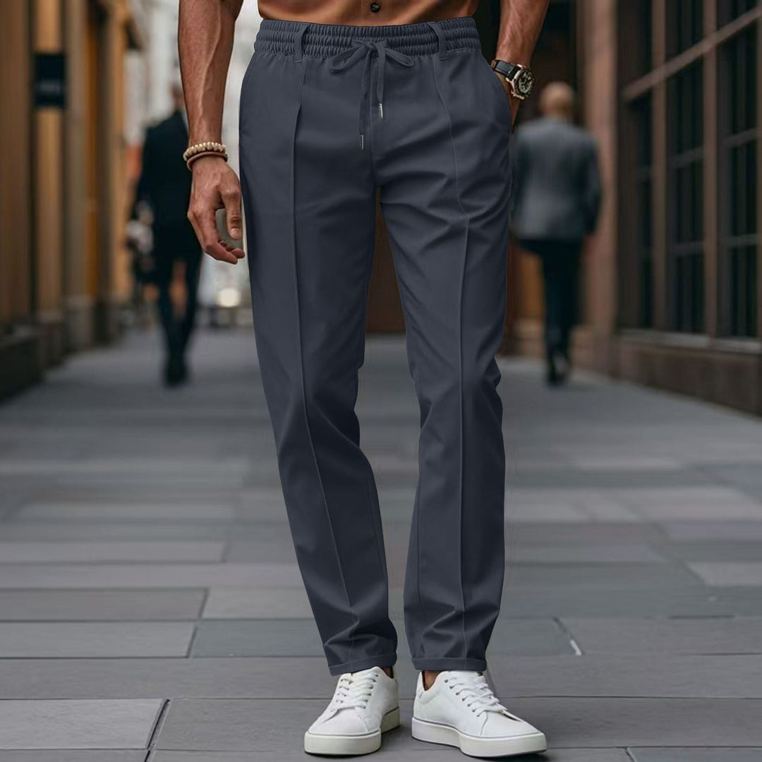 Herren lässige Jogginghose mit elastischem Bund und praktischen Seitentaschen Drune
