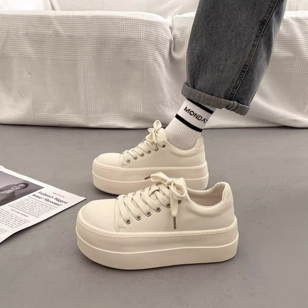 Damen Sneaker mit modischer Plateau-Sohle Drune