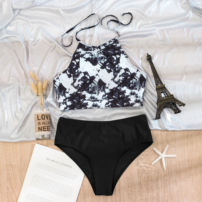 Damen Hochgeschnittenes Bikini-Set Drune