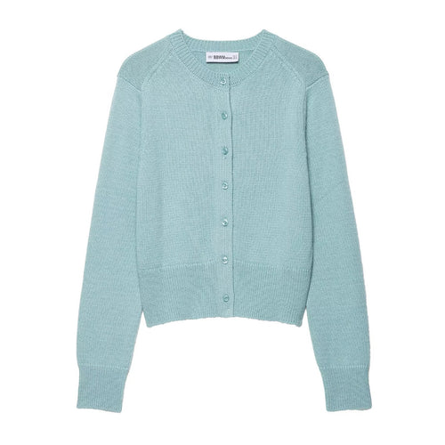 Damen Feine Strickjacke mit Knopfverschluss Drune