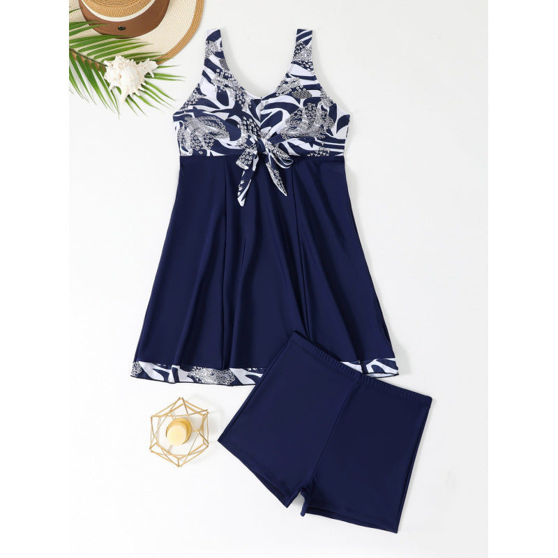 Damen Sportliches Strandkleid mit integrierten Shorts Drune