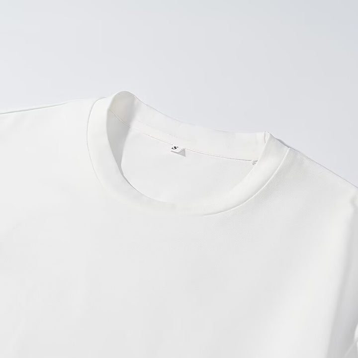 Unisex Oversize T-Shirt mit Rundhalsausschnitt und überschnittenen Schultern Drune