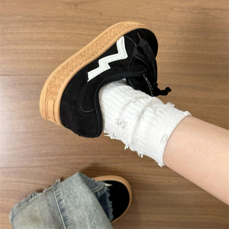 Damen modische Sneakers mit rutschfester Sohle und gepolsterter Innensohle Drune