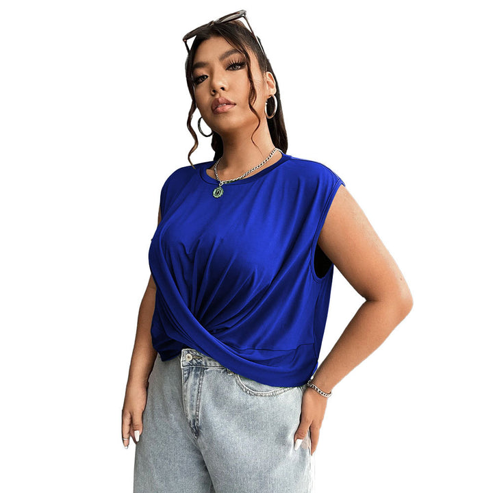 Damen elegantes Wickeloberteil mit Rüschendetails und modischem Ausschnitt Drune