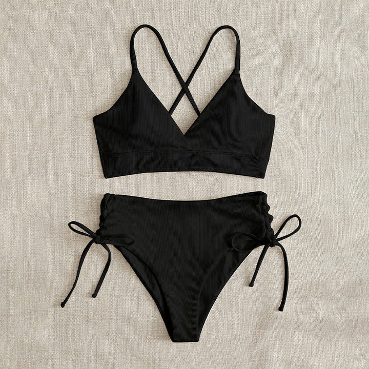 Damen Triangel-Bikini mit raffinierten Kordeldetails Drune