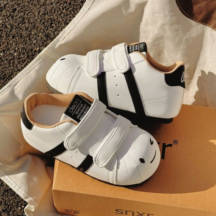 Damen Bequeme Sneaker mit Klettverschluss und sportlichem Design Drune