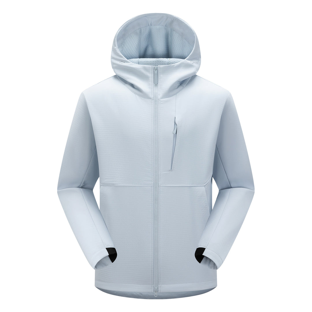 Herren Softshell-Funktionsjacke mit Wattierung, Kapuze & Zwei-Wege-Reißverschluss Drune