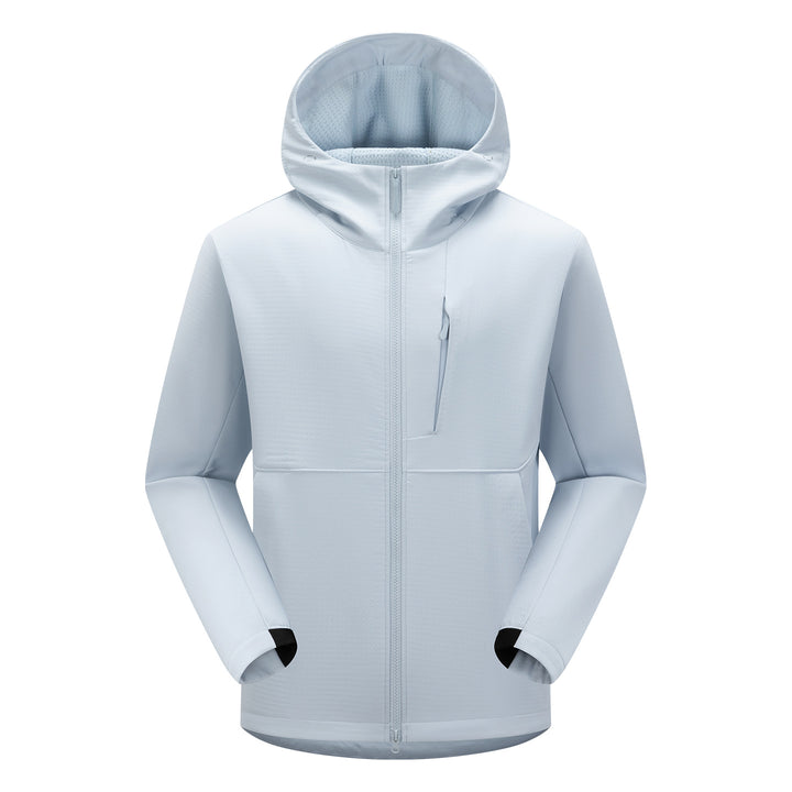 Herren Softshell-Funktionsjacke mit Wattierung, Kapuze & Zwei-Wege-Reißverschluss Drune
