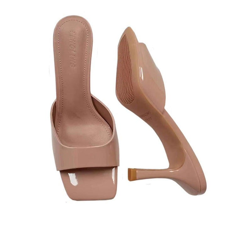 Damen elegante High Heel Sandalen mit blockierendem Design Drune