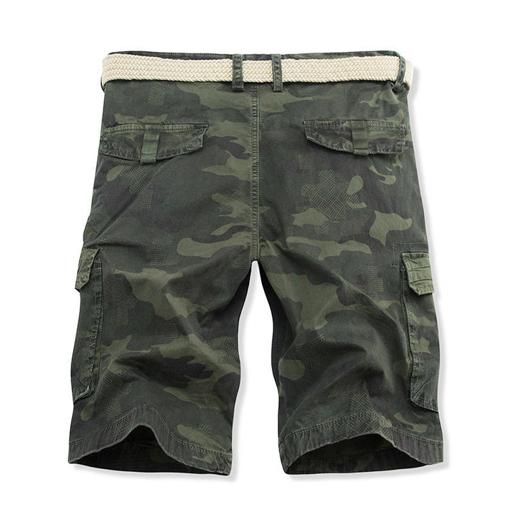 Herren Cargo-Shorts mit mehreren praktischen Taschen und verstellbarem Kordelzug Drune