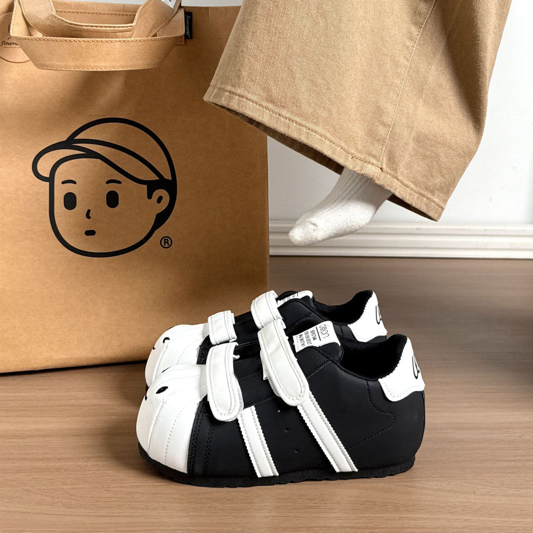 Damen Bequeme Sneaker mit Klettverschluss und sportlichem Design Drune