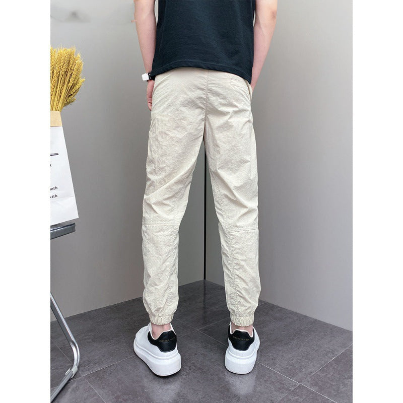 Herren Lässige Fitness-Hose mit elastischem Bund Drune