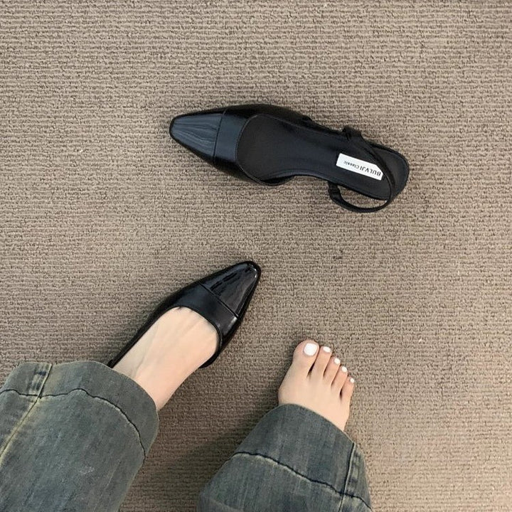Damen Slingback-Pumps mit spitzem Zehenbereich und schickem Riemen Drune