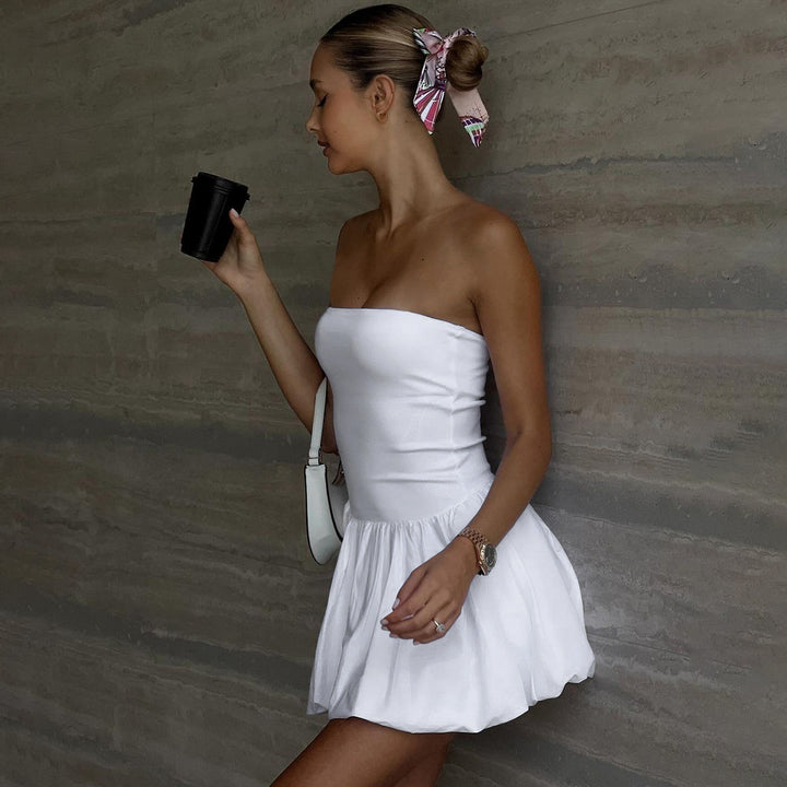 Damen lässiges Minikleid Drune
