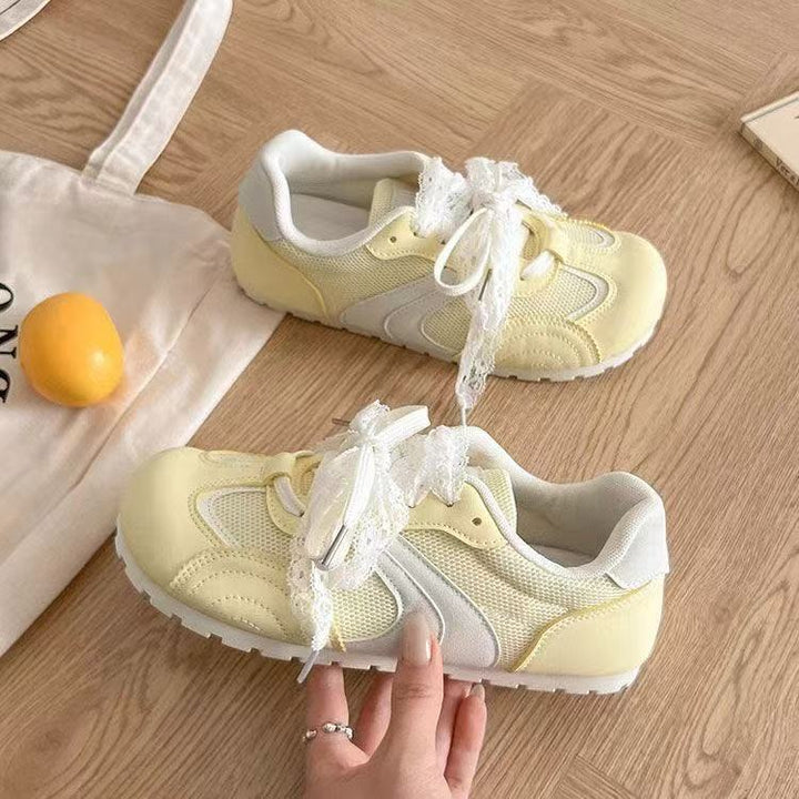 Damen Sneaker mit eleganten Spitzenakzenten und komfortabler Dämpfung Drune