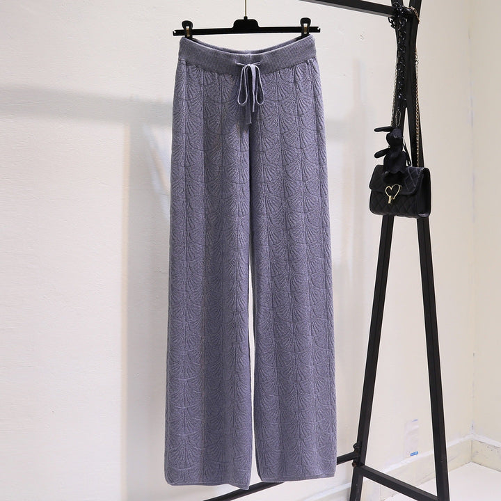 Damen Weite und bequeme Jersey-Hose Drune