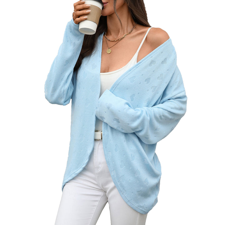 Damen Oversized Pulloverjacke Drune