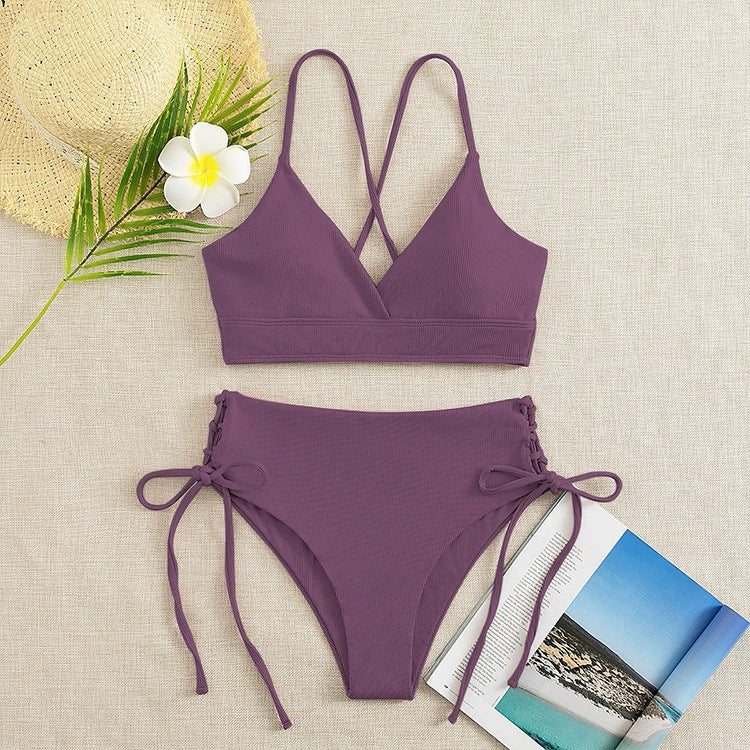 Damen Triangel-Bikini mit raffinierten Kordeldetails Drune