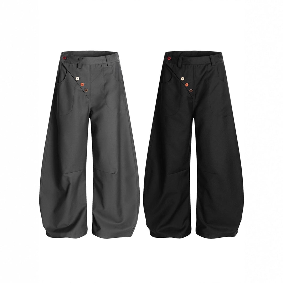 Damen Modische Weitbein-Hose Drune