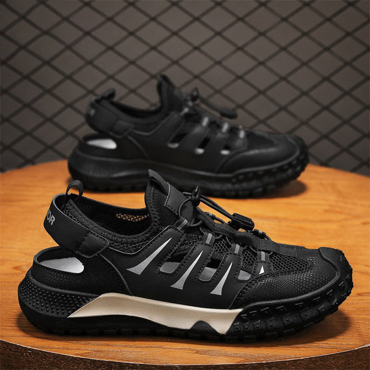 Herren Outdoor-Sandalen mit atmungsaktiven Mesh-Einsätzen und rutschfester Sohle Drune