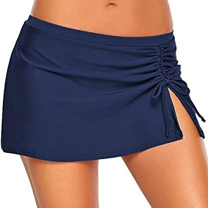 Damen Modische Badeshorts mit seitlichem Raff-Detail Drune
