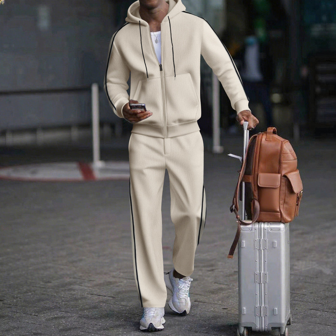 Herren Sportlicher Zweiteiliger Jogginganzug mit modernem Schnitt und praktischen Taschen Drune