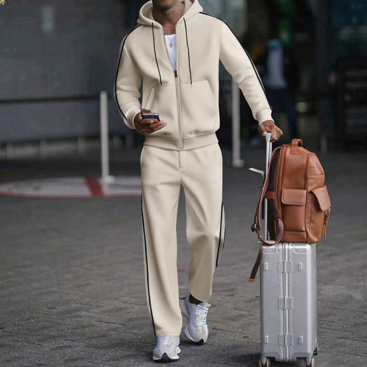 Herren Sportlicher Zweiteiliger Jogginganzug mit modernem Schnitt und praktischen Taschen Drune