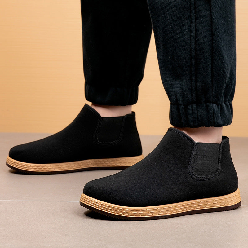 Damen Warme und komfortable Ankle Boots mit kuscheligem Innenfutter Drune