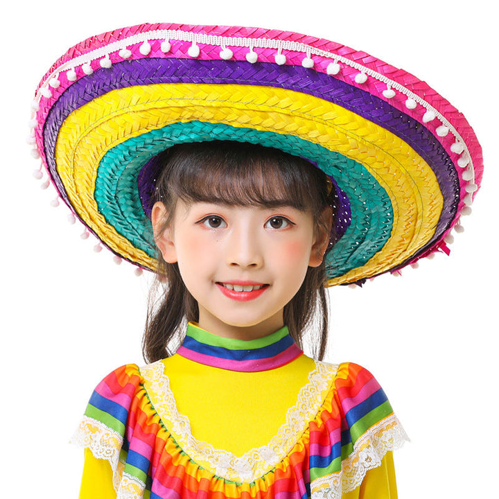 Mädchen Tracht Kleid mit buntem Saum Drune