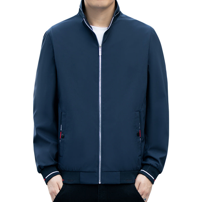 Herren Sportliche Übergangsjacke mit hochwertigem Stehkragen Drune