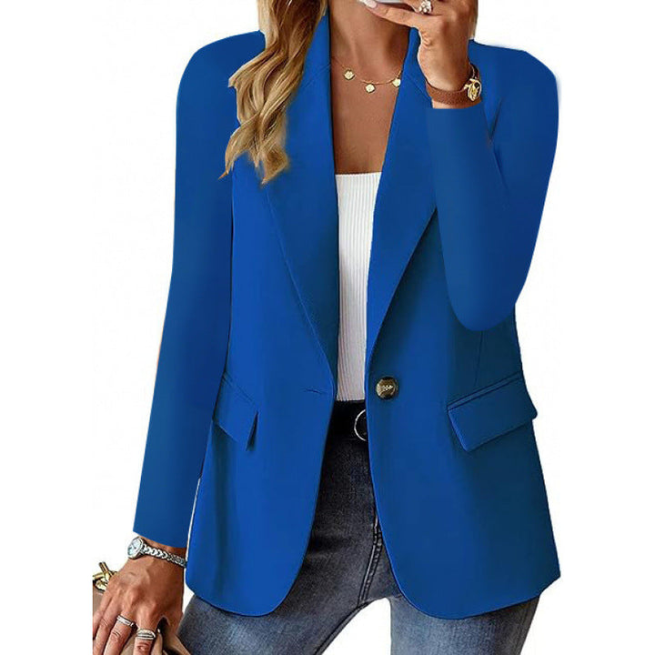 Damen Moderner Tailored Blazer mit elegante Knopfdetails Drune